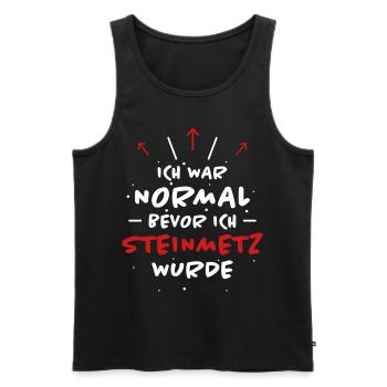Steinmetz Spruch Beruf Lustiges Steinmetz Geschenk - Männer Premium Bio Tank Top - Schwarz - Vorne - AI Model Male 178 light (178cm)