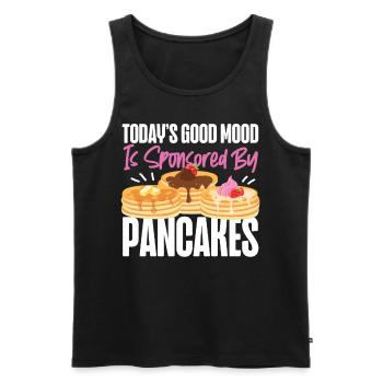 Pancake Lover Kids Today's Good - Männer Premium Bio Tank Top - Schwarz - Vorne - Michal (187cm)