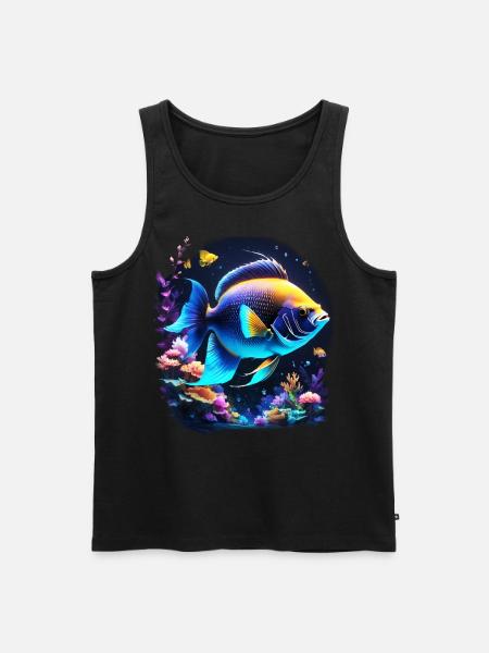 Angelfish - Débardeur bio Premium Homme - noir
