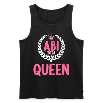 Abitur Junge Mädchen Abi Abitur 2024 - Männer Premium Bio Tank Top - Schwarz - Vorne - Michal (187cm)