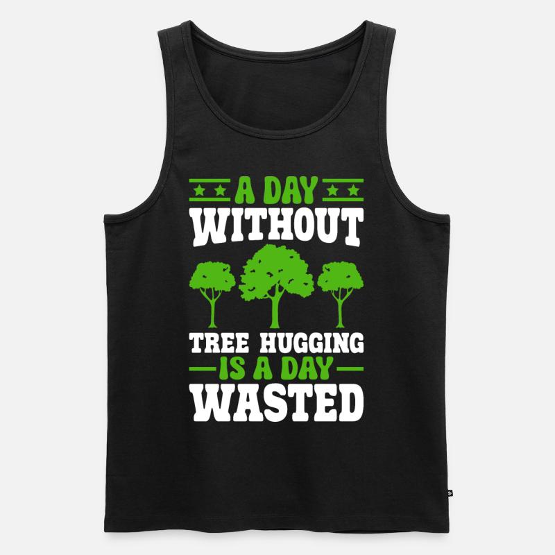 Baumschützer - Männer Premium Bio Tank Top - Schwarz