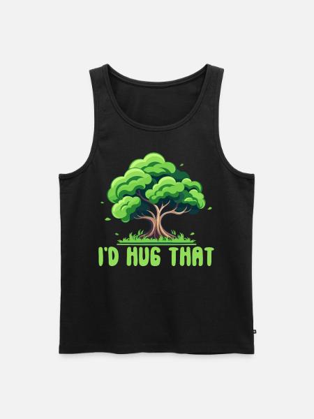 Baumschützer und Umweltschützer - Männer Premium Bio Tank Top - Schwarz