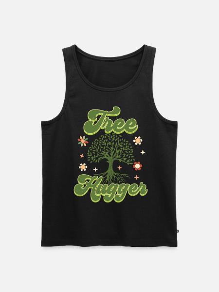 Environmentalist, Nature Lover - Men's Premium Organic Tank Top - black