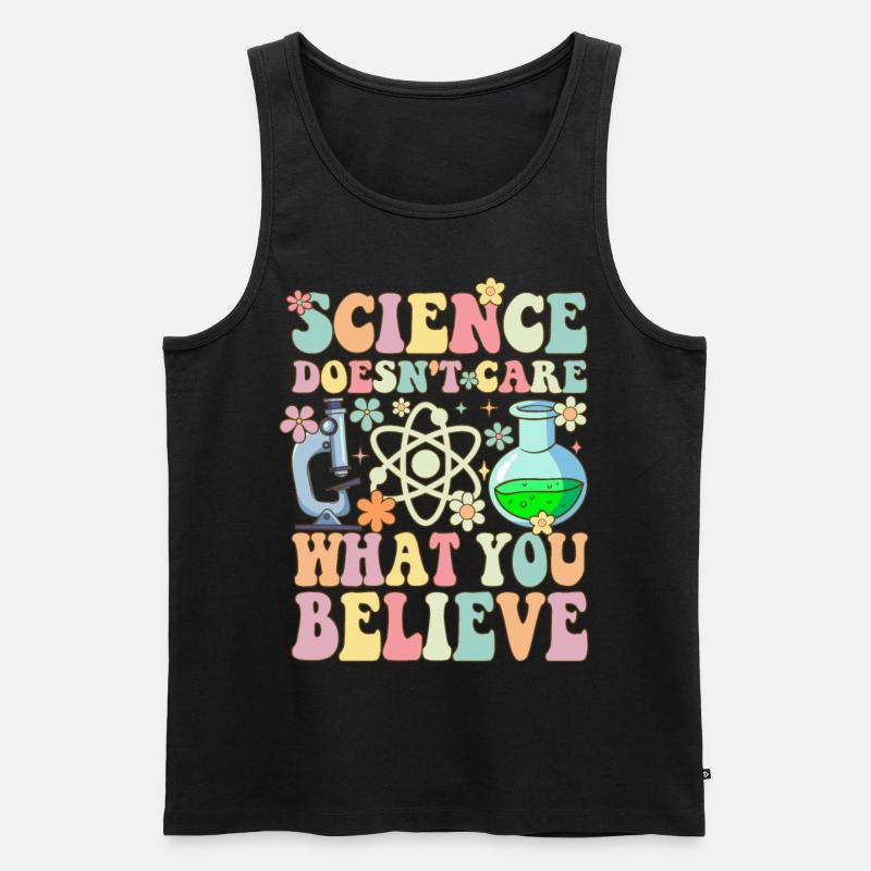 Professeur de sciences groovy - Débardeur bio Premium Homme - noir