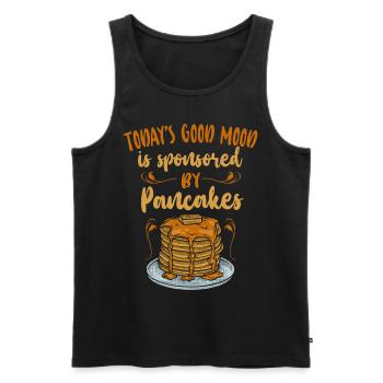 Pancake Lover Kids Today's Good - Männer Premium Bio Tank Top - Schwarz - Vorne - Michal (187cm)
