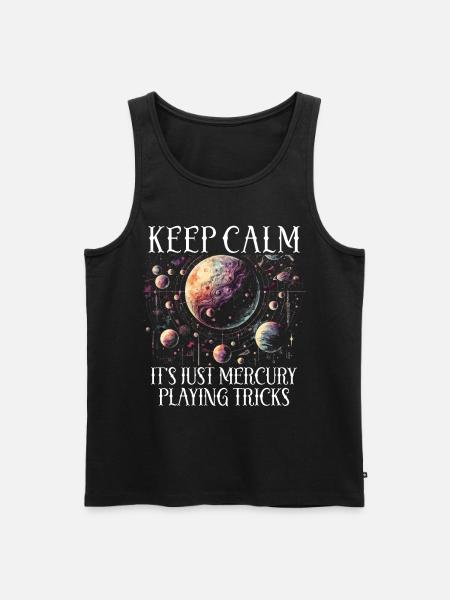 Mercury retrograde - Men's Premium Organic Tank Top - black