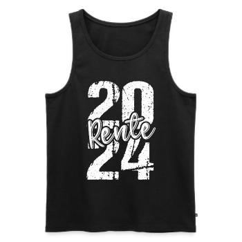 Retirement Pension Pensioner Pensioner Pension 2024 - Men's Premium Organic Tank Top - black - Front - Michal (187cm)