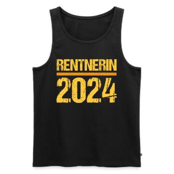 Retirement Pension Pensioner Pensioner Pension 2024 - Men's Premium Organic Tank Top - black - Front - Michal (187cm)