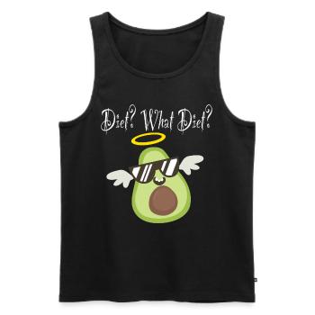 Régime alimentaire Quel régime Avocat Avocats Végétalien Végétalien Végétalien - Débardeur bio Premium Homme - noir - Devant - AI Model Male 178 light (178cm)