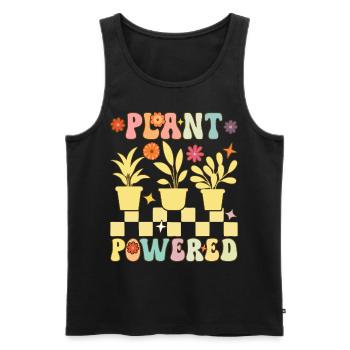 Groovy Pflanzenbasierte Ernährung Vegan Veganismus - Männer Premium Bio Tank Top - Schwarz - Vorne - Michal (187cm)