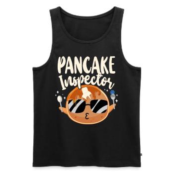 Pancake Lover Kids Pancake - Men's Premium Organic Tank Top - black - Front - AI Model Male 178 light (178cm)