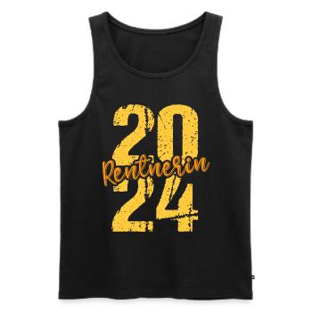 Retirement Pension Pensioner Pensioner Pension 2024 - Men's Premium Organic Tank Top - black - Front - Michal (187cm)
