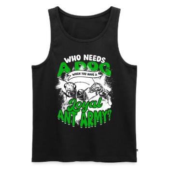 Ant Breeder Ant Breeding Ants - Men's Premium Organic Tank Top - black - Front - Michal (187cm)