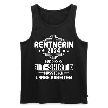 Retirement Pension Pensioner Pensioner Pension 2024 - Men's Premium Organic Tank Top - black - Front - Michal (187cm)