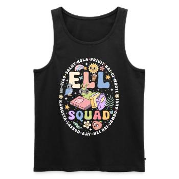 Englischlehrer Englischlehrerin Nachhilfelehrer - Männer Premium Bio Tank Top - Schwarz - Vorne - Michal (187cm)