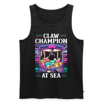 Automatic gripper Kraller Grapple Claw Champion At Sea - Men's Premium Organic Tank Top - black - Front - AI Model Male 178 light (178cm)