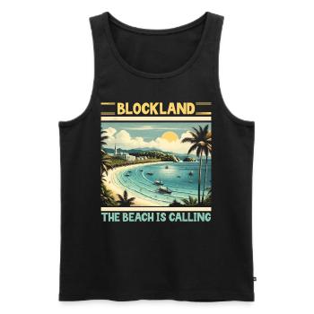 Boracay Philippinen Sommerurlaub Boaracay Beach - Männer Premium Bio Tank Top - Schwarz - Vorne - Michal (187cm)