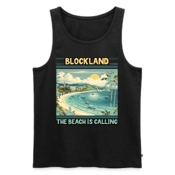 Boracay Philippinen Sommerurlaub Boaracay Beach - Männer Premium Bio Tank Top - Schwarz - Vorne - Michal (187cm)