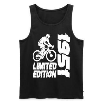 Édition limitée 1951 Édition limitée anniversaire - Débardeur bio Premium Homme - noir - Devant - Michal (187cm)
