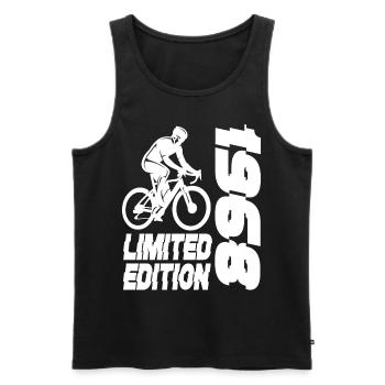 Édition limitée 1968 édition limitée anniversaire - Débardeur bio Premium Homme - noir - Devant - Michal (187cm)