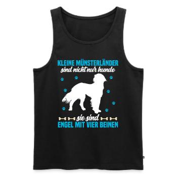 Le petit Münsterlander n’est pas qu’un chien - Débardeur bio Premium Homme - noir - Devant - AI Model Male 178 light (178cm)