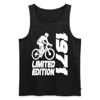 Édition limitée 1971 Édition limitée anniversaire - Débardeur bio Premium Homme - noir - Devant - Michal (187cm)