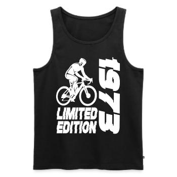 Édition limitée 1973 Édition limitée anniversaire - Débardeur bio Premium Homme - noir - Devant - Michal (187cm)