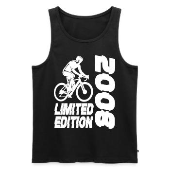 Limited Edition 2008 Limited Edition Fahrrad - Männer Premium Bio Tank Top - Schwarz - Vorne - Michal (187cm)