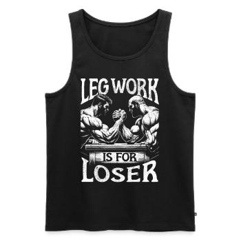 Armdrücken Armwrestling - Männer Premium Bio Tank Top - Schwarz - Vorne - Michal (187cm)