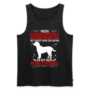 Le chien courant de Hanovre n’est pas qu’un chien - Débardeur bio Premium Homme - noir - Devant - AI Model Male 178 light (178cm)