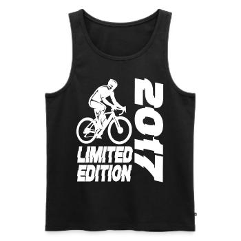 Limited Edition 2017 Limited Edition Fahrrad - Männer Premium Bio Tank Top - Schwarz - Vorne - Michal (187cm)