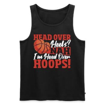 La Saint-Valentin Love Basket Basketball Must Haves pour - Débardeur bio Premium Homme - noir - Devant - Michal (187cm)