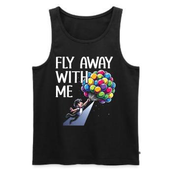Songtexte Musikliebhaber Songwriter Musikfestival - Männer Premium Bio Tank Top - Schwarz - Vorne - AI Model Male 178 light (178cm)