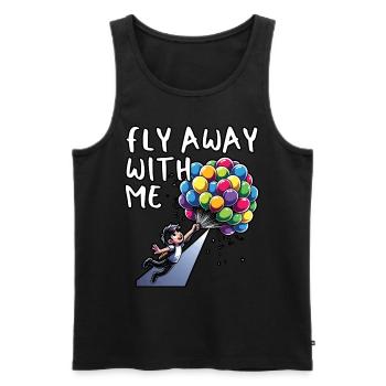 Songtexte Musikliebhaber Songwriter Musikfestival - Männer Premium Bio Tank Top - Schwarz - Vorne - AI Model Male 178 light (178cm)