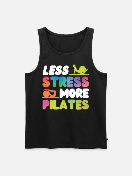 Pilates Instructor Teacher - Männer Premium Bio Tank Top - Schwarz