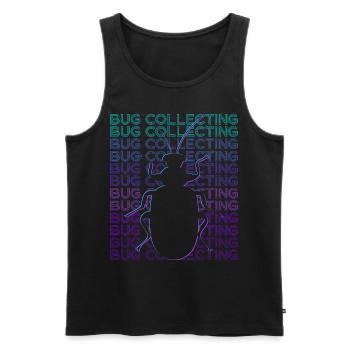 Collecting Collector Entomology Retro - Men's Premium Organic Tank Top - black - Front - AI Model Male 178 light (178cm)