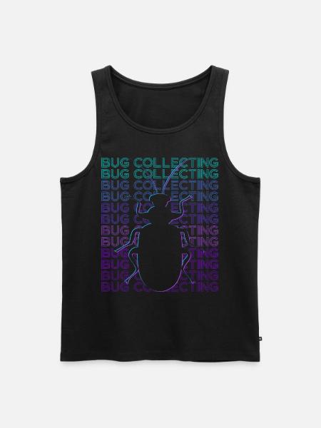 Collecting Collector Entomology Retro - Men's Premium Organic Tank Top - black