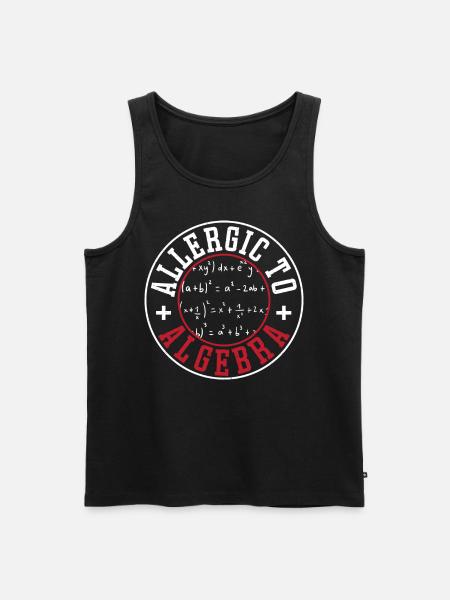 Math Nerd Mathematiker Mathebezogene Geschenke - Männer Premium Bio Tank Top - Schwarz