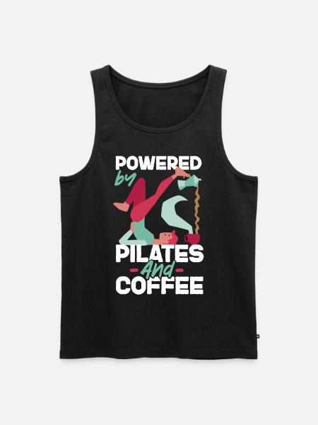 Pilates Instructor Teacher Coffee - Men's Premium Organic Tank Top - black