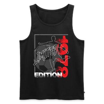 Limited Edition 1978 Limited Edition Football - Men's Premium Organic Tank Top - black - Front - Michal (187cm)
