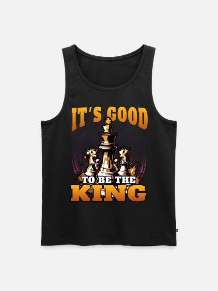 Chess King Chess Saying - Gift - Men's Premium Organic Tank Top -