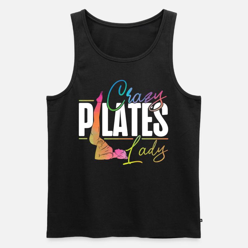 Pilates Instructor Teacher - Männer Premium Bio Tank Top - Schwarz