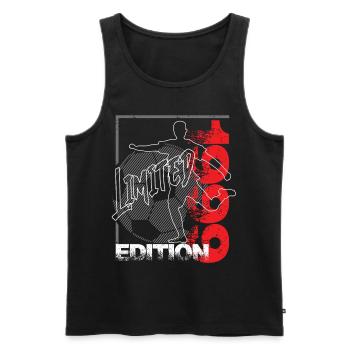 Limited Edition 1999 Limited Edition Fußball - Männer Premium Bio Tank Top - Schwarz - Vorne - Michal (187cm)