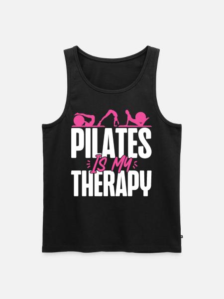 Pilates Instructor Teacher Pilates - Männer Premium Bio Tank Top - Schwarz