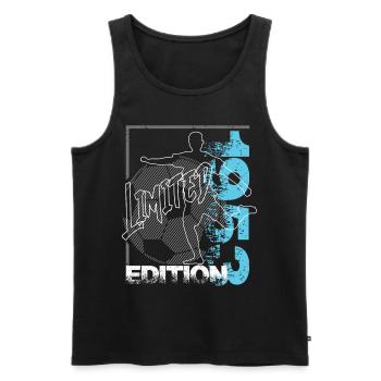 Édition limitée 1953 Édition limitée Football - Débardeur bio Premium Homme - noir - Devant - Michal (187cm)