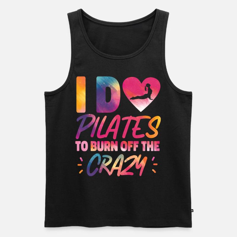 Pilates Instructor Teacher - Männer Premium Bio Tank Top - Schwarz