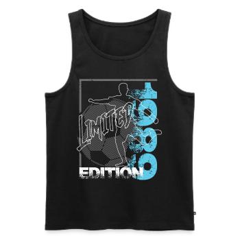 Limited Edition 1989 Limited Edition Football - Men's Premium Organic Tank Top - black - Front - AI Model Male 178 light (178cm)