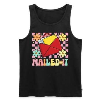 Dispatched Postal Service Postal Employee Letter Carriers - Men's Premium Organic Tank Top - black - Front - Michal (187cm)
