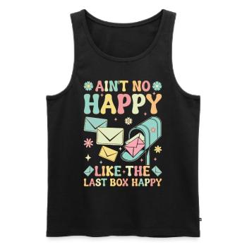 Postal Service Postal Worker Postman The Last Bo - Men's Premium Organic Tank Top - black - Front - AI Model Male 178 light (178cm)