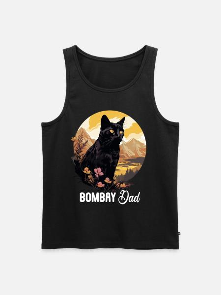 Bombay Cat Bombay Katze - Men's Premium Organic Tank Top - black